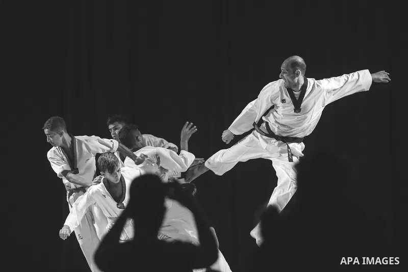 I beat all of them in just one kick. Photo by Sanad Ltefa