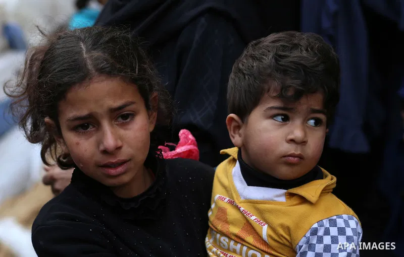 Relatives of Palestinian Jihad Abu Jamous who was killed a day earlier during clashes with Israeli security forces in a tent city protest along the Israel border with Gaza, demanding the right to return to their homeland...