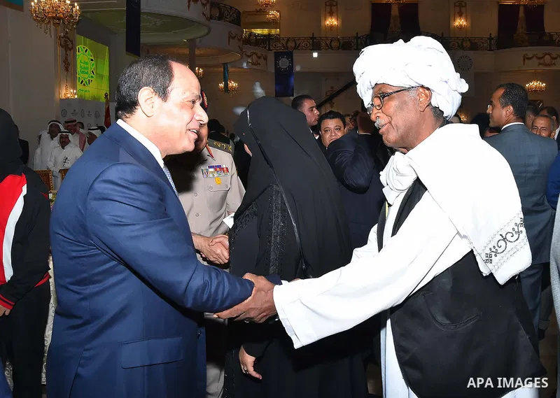 Egyptian President Abdel Fattah al-Sisi attends the breakfast meal for Egyptian Family during the holy month of Ramadan, in Cairo, Egypt, on June 5, 2018. Photo by Egyptian President Office