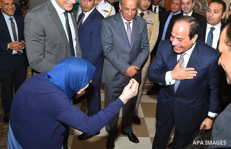 Egyptian President Abdel Fattah al-Sisi attends the breakfast meal for Egyptian Family during the holy month of Ramadan, in Cairo, Egypt, on June 5, 2018. Photo by Egyptian President Office