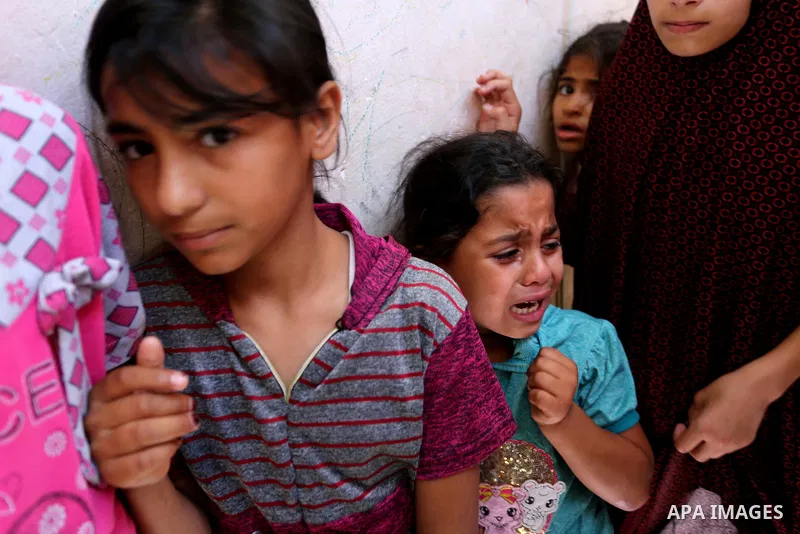 Relatives of 24-year-old Palestinian Mohammed al-Hamayda, who was killed by Israeli troops during clashes in tents protest where Palestinian demand the right to return to their homeland at the Israel-Gaza border, mourn d...