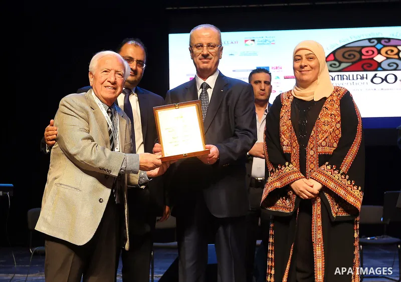 Palestinian Prime Minister, Rami Hamdallah, attend the 60th Annual convention of Ramallah City , in the West bank city of Ramallah, on July 5, 2018. Photo by Prime Minister Office