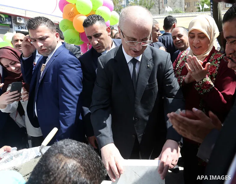 Palestinian Prime Minister, Rami Hamdallah, attends the opening ceremony of the Centro Mall in the West Bank city of Ramallah, on July 23, 2018. Photo by Prime Minister Office