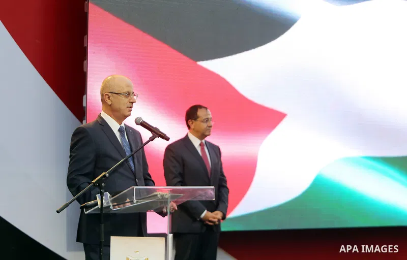 Palestinian Prime Minister Rami Hamdallah attends the ceremony of Egyptian national day, the anniversary of the July revolution in the West Bank city of Ramallah on July 31, 2018. Photo by Prime Minister Office