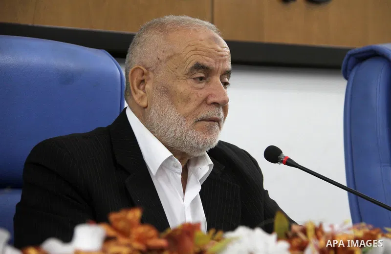 Deputy of the Legislative Council, Ahmed Bahar speaks during a meeting at the legislative council, in Gaza city on Aug. 01, 2018. Photo by Mahmoud Ajour