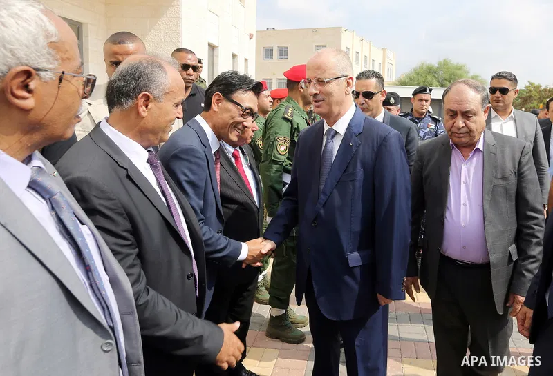 Palestinian Prime Minister Rami Hamdallah opens the Palestinian-Korean Youth Center, in the West Bank city of Jenin on Aug. 04, 2018. Photo by Prime Minister Office