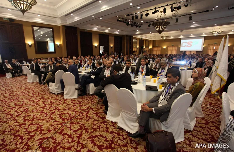 Palestinians attend the 6th Conference of Surgery in Palestine, in Gaza city, on November 29, 2018. Photo by Mahmoud Ajjour