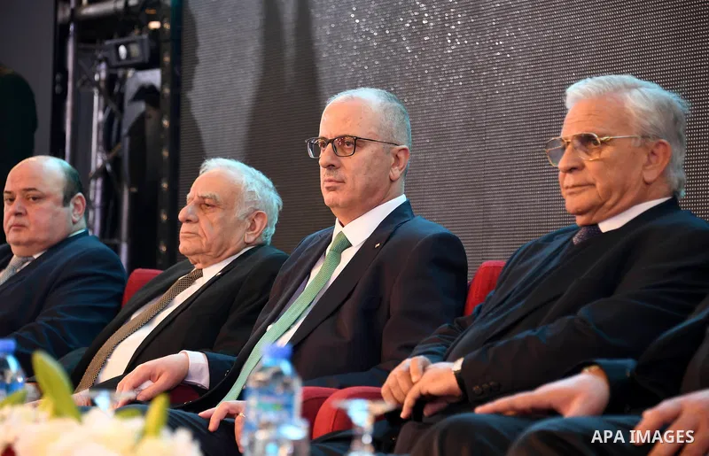 Palestinian Prime Minister Rami Hamdallah attends the launch event on Information Technology and Communications Twelfth ceremony, in the West Bank city of Ramallah, on November 29, 2018. Photo by Prime Minister Office