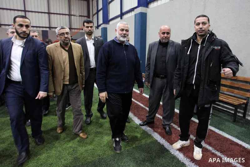 Chairman of the political bureau of the Hamas Palestinian Islamist movement, Ismail Haniyeh opens playground named "Emad al-Alami" the late Hamas senior leader in Gaza City on December 4, 2018. Photo by Mahmoud Ajjour