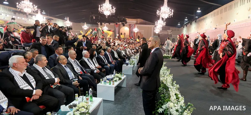 Palestinian Prime minister Rami Hamdallah takes part the Palestinian-Lebanese wedding celebration, in Beirut, Lebanon, on January 19, 2019. Photo by Prime Minister Office