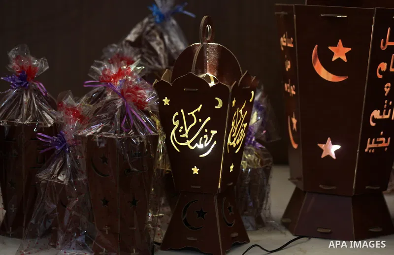 A Palestinian man works on a CNC machine as he manufactures traditional lanterns known in Arabic as "Fanous" on the holy month of Ramadan in Gaza city, on May 9, 2019. Ramadan is sacred to Muslims because it is during th...