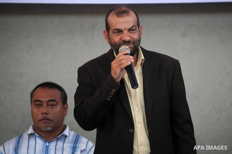 Delegation of Malaysian Foreign Affairs Ministry attend the launching Malaysian-Palestinian footballl league, in Gaza City July 14, 2019. Photo by Mahmoud Ajjour