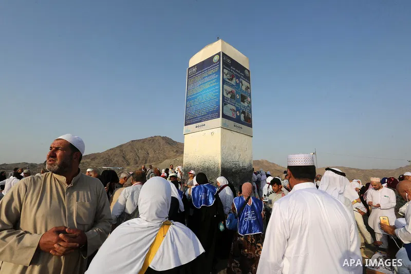 Muslim Pilgrims visit the mount of Arafat outside Mecca, days before the Arafa day, during the annual hajj pilgrimage in Mecca July 28, 2019. According to the Muslims holy book the Koran, the Kaaba was built by Abraham a...