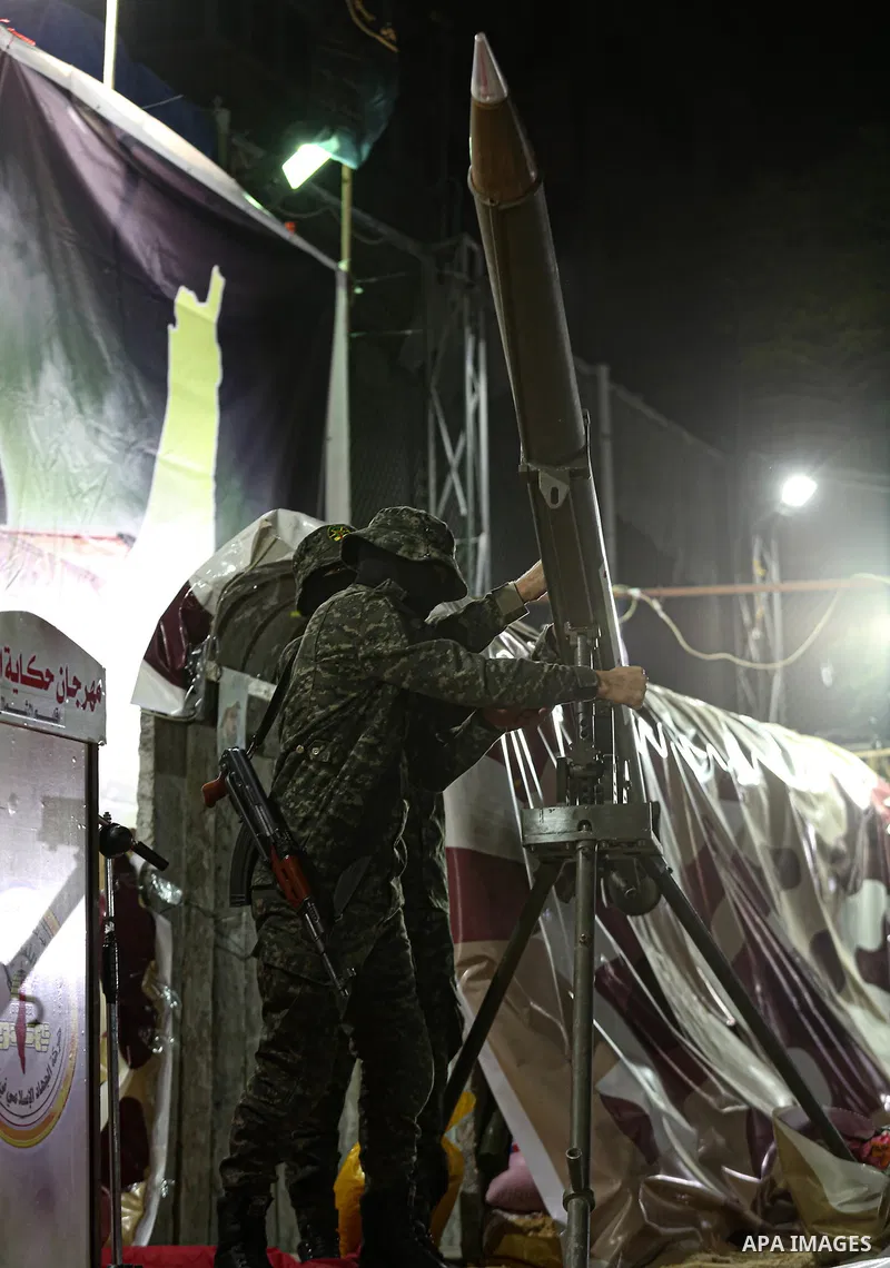 Palestinian supporters of the Islamic Jihad movment attend a festival to honor martyrs in the northern Gaza Strip, on December 14 2019. Photo by Ashraf Amra