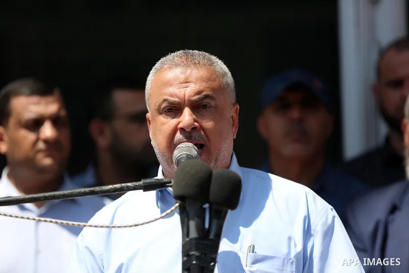palestinians take part in a protest against Israel's plan to annex parts of the occupied territory and against US President Donald Trump's Century Deal "expected peace plan", in Gaza city on June 27, 2020. Israel intends...