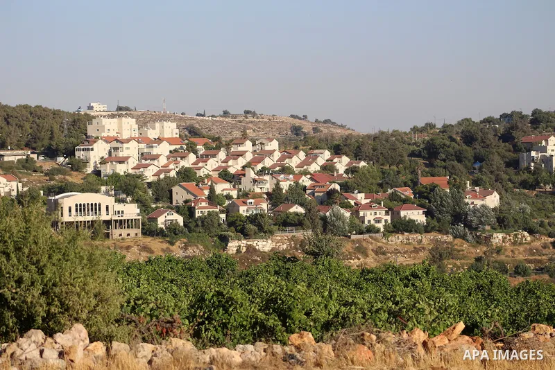 A general view shows the Israeli settlement of Efrat within the Gush Etzion settlement between Hebron and Bethlehem in the West Bank on June 30, 2020. Israel aims to begin a process of annexing West Bank settlements and...