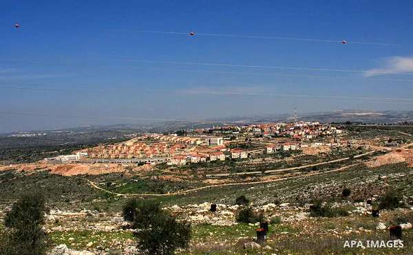 Israeli jewish settlement of Kiryat Netafim is seen near the West Bank village of Salfit, Monday, March 14, 2011. The U.S. Embassy said Monday it was "deeply concerned" by Israel's plans to build hundreds of new homes in...