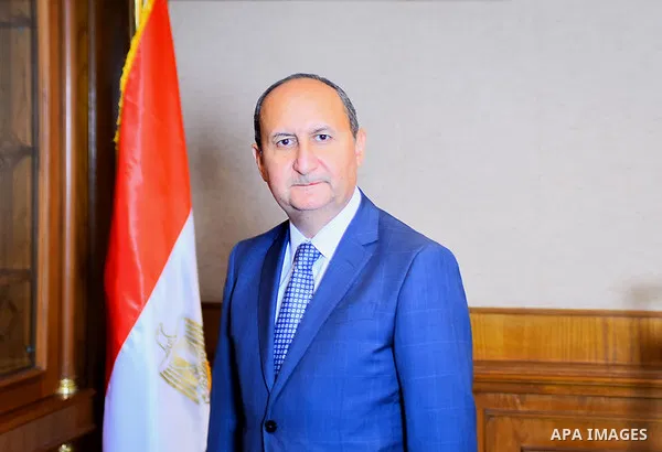 Newly Egyptian Minister of Trade and Industry, Amr Nassar poses for a photo at his office in Cairo, Egypt on June 22, 2018. Photo by Amr Sayed