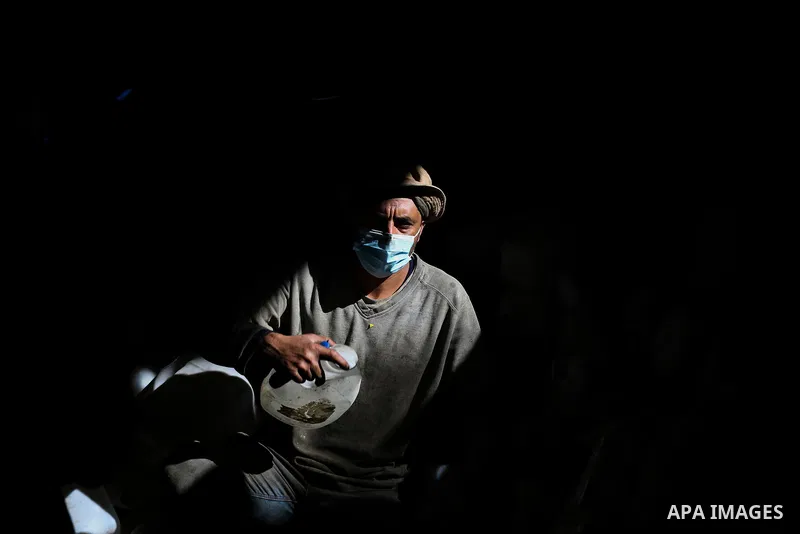 Palestinian workers reuses plastic to produce water hoses and toys for childrenat a factory, in Khan Younis in the southern Gaza Strip on January 18, 2021. According to the most recent November UNCTAD report (2020), Gaza...