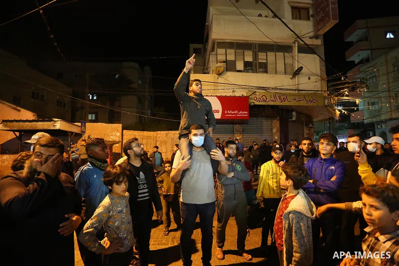 Palestinians demonstrate against postponement of the Palestinian parliamentary and presidential elections, calling for holding elections on planned date in Gaza City on April 29, 2021. Palestinian President Mahmoud Abbas...