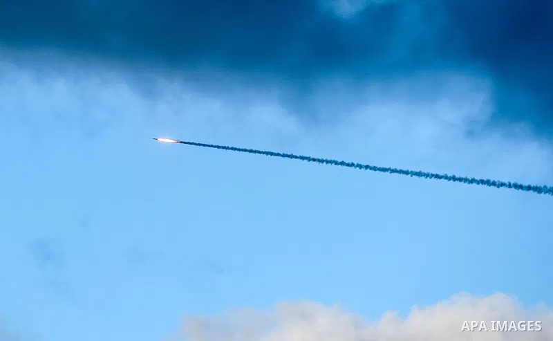 Rockets are launched from Gaza City, towards Israel on May 17, 2021. At least 197 people in the besieged Palestinian enclave were killed, including 58 children and 34 women. Photo by Bashar Taleb