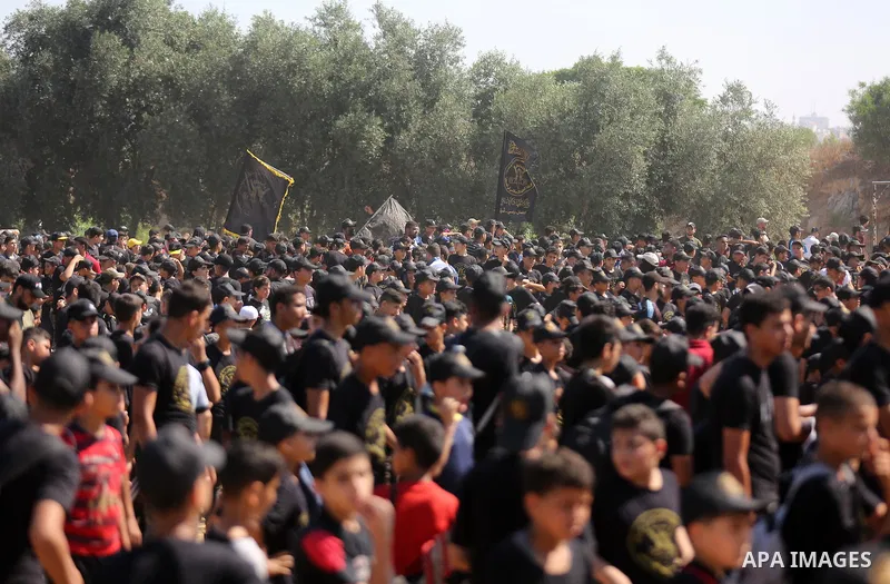 Young Palestinians take part in a graduation ceremony at a military summer camp organised by the Islamic Jihad Movement, in Gaza City June 30, 2021. Photo by Dawoud Abu alkas