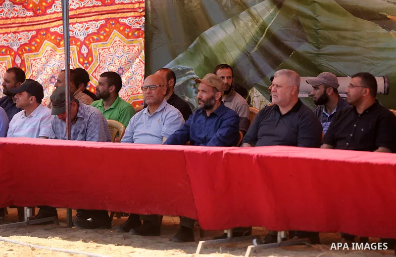 Young Palestinians take part in a graduation ceremony at a military summer camp organised by the Islamic Jihad Movement, in Gaza City June 30, 2021. Photo by Dawoud Abu alkas