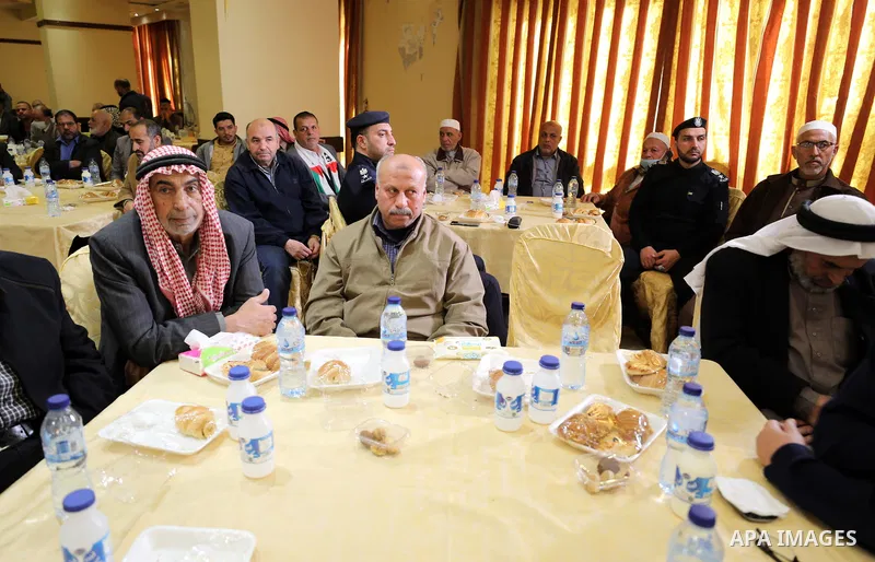 Palestinians attend the activities of the first Zakat conference, in Gaza City December 8, 2021. Zakat on wealth or Zakah is a form of almsgiving to the Muslim Ummah treated in Islam as a religious obligation or tax, whi...
