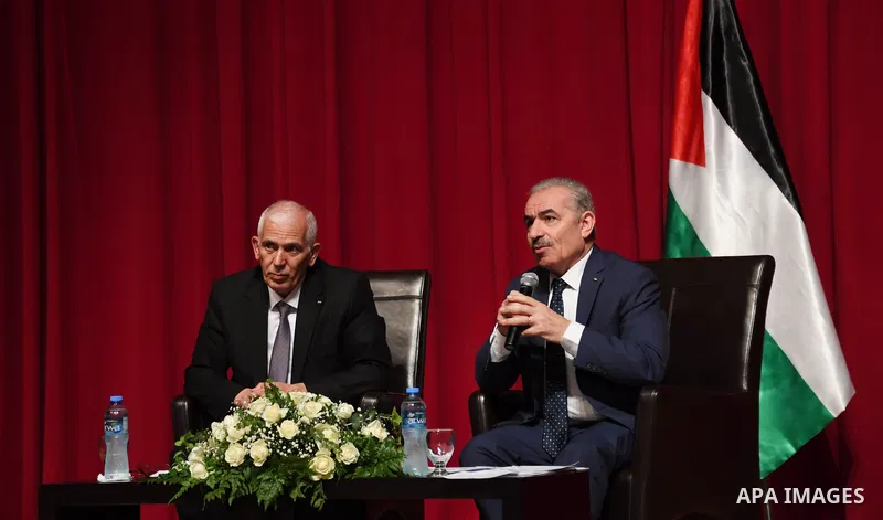 Palestinian Prime Minister Mohammed Ishtayeh is on a tour in the West Bank city of Bethlehem, on October 24, 2021. Photo by Prime Minister Office