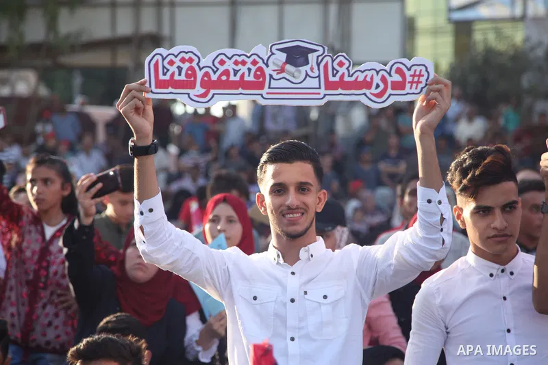 Palestinian supporters of the Popular Front for the Liberation of Palestine (PFLP) take part in a rally marking the The 20th anniversary of the killing of Abu Ali Mustafa, leader of (PFLP), in Gaza city on August 14, 202...