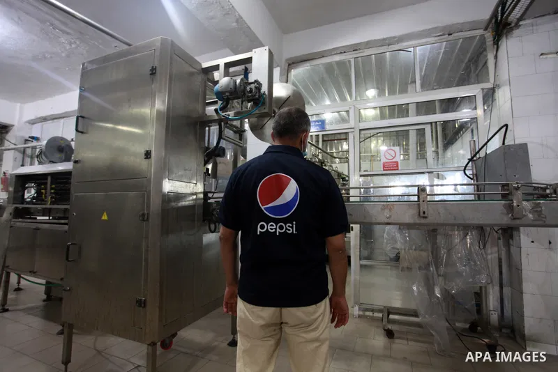 The interior of Gaza Pepsi factory for soft drinks is seen in in Gaza's industrial zone on June 21, 2021. Pepsi factory announced today that it was closing and laying off workers because raw materials needed to stay in b...
