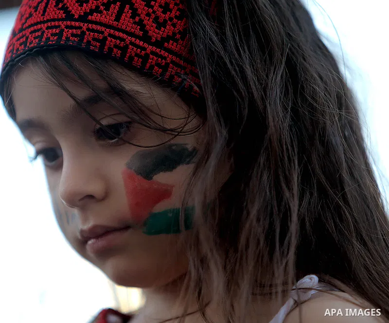 Lebanese wave Palestine flags during a rally in support of Palestinian, in Beirut, Lebanon, 18 May 2021. Heavy air strikes and rocket fire in the Israel-Gaza conflict claimed more lives on both sides as tensions flared i...