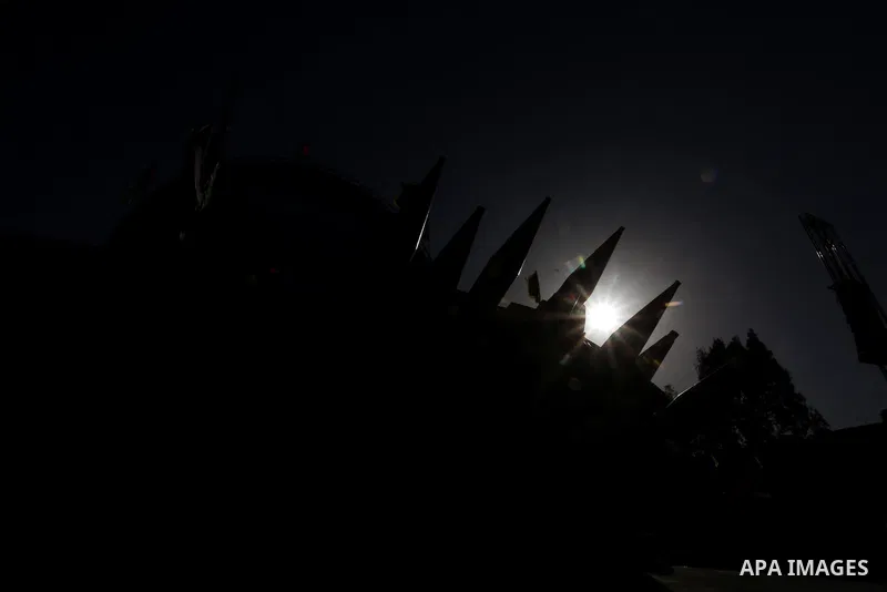 Fighters of al-Quds Brigades, the armed wing of the Palestinian Islamic Jihad movement, parade with their weapons in the streets of Gaza City during a rally, on May 29, 2021, more than a week after a ceasefire brought an...