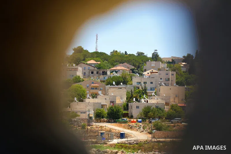 A picture taken on July 18, 2022 shows a general view of Israel's Beit El settlement at the northern entrance to the city of Ramallah in the West Bank. Israeli authorities built a new section of Israel's controversial se...