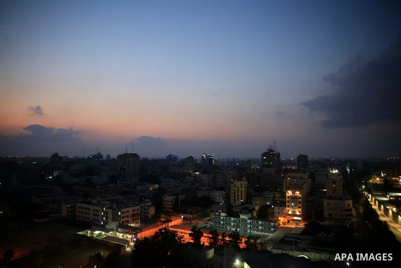 A general view show Gaza city on August 6, 2022. Palestinian militants fired rockets at Israel from the Gaza Strip this evening. The rocket fire come followed deadly air strikes by the Israeli military on Gaza. Photo by...