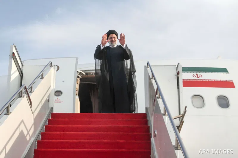 Iranian President Ebrahim Raisi leaves Astana, Kazakhstan on October 13, 2022. Photo by Iranian Presidency Office