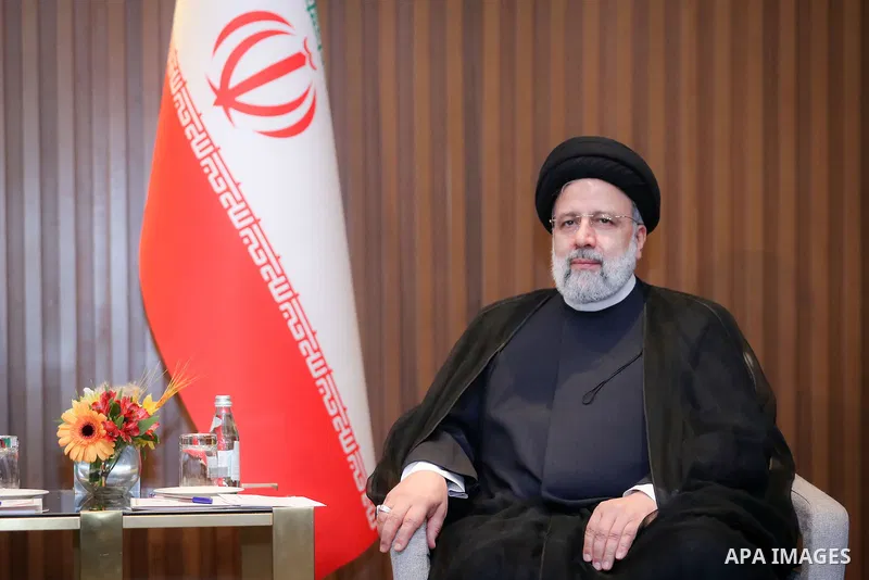 Iranian President Ebrahim Raisi meets with presidents of Iran and Azerbaijan in Astana, Kazakhstan on October 13, 2022. Photo by Iranian Presidency Office