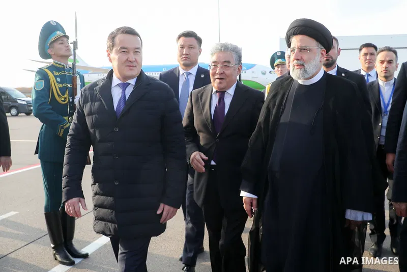 Iranian President Ebrahim Raisi leaves Astana, Kazakhstan on October 13, 2022. Photo by Iranian Presidency Office