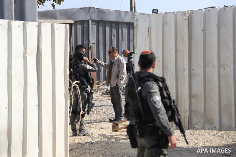 Israeli forces demolish a house of Palestinian in Jerusalem on November 07, 2022. The Israeli municipality of West Jerusalem demolished today a Palestinian-owned building in the East Jerusalem neighborhood of Beit Hanina...