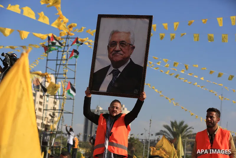 Palestinian supporters of Fatah movement attends the festival marking the 18th anniversary of the death of the late Palestinian President Yasser Arafat, in Gaza city on November 10, 2022. Arafat, also known as Abu Ammar...