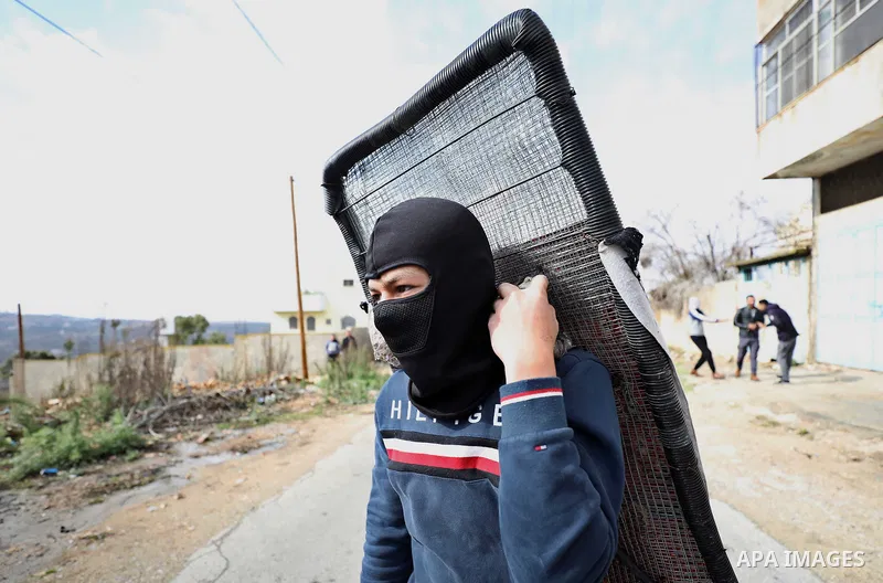Clashes between Palestinian demonstrators and Israeli forces, following a protest against the expropriation of Palestinian land by Israel, in the West Bank village of Kfar Qaddum near the Jewish settlement of Kedumim on...