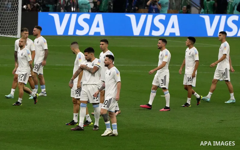 The final of the FIFA World Cup soccer tournament between Argentina and France at Lusail Stadium in Lusail, north of Doha on December 18, 2022. Lionel Messi’s wait for World Cup glory is finally over after Argentina beat...