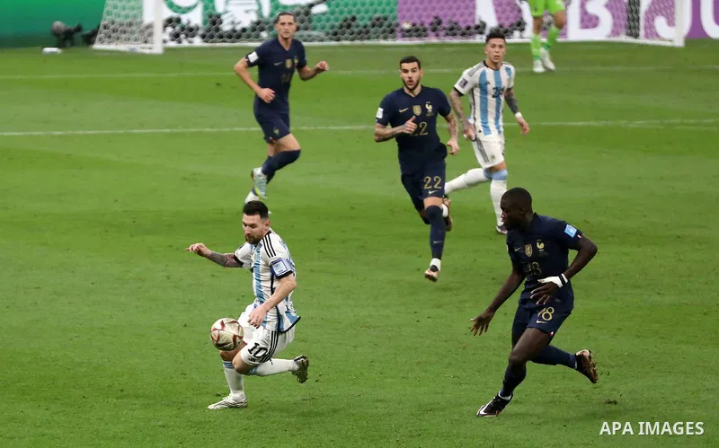 The final of the FIFA World Cup soccer tournament between Argentina and France at Lusail Stadium in Lusail, north of Doha on December 18, 2022. Lionel Messi’s wait for World Cup glory is finally over after Argentina beat...