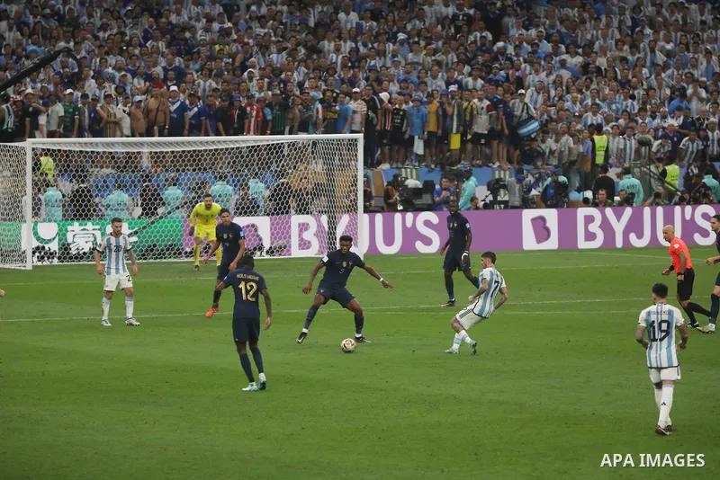 The final of the FIFA World Cup soccer tournament between Argentina and France at Lusail Stadium in Lusail, north of Doha on December 18, 2022. Lionel Messi’s wait for World Cup glory is finally over after Argentina beat...