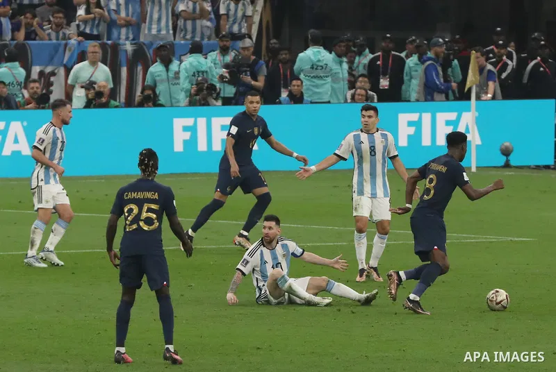 The final of the FIFA World Cup soccer tournament between Argentina and France at Lusail Stadium in Lusail, north of Doha on December 18, 2022. Lionel Messi’s wait for World Cup glory is finally over after Argentina beat...