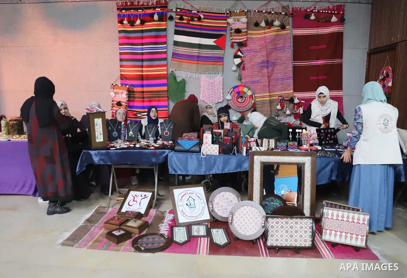 Palestinians attend an exhibition on the occasion of the International Day of Disabled Persons in Gaza city on December 3, 2022. The annual observance of the International Day of Disabled Persons was proclaimed in 1992,...