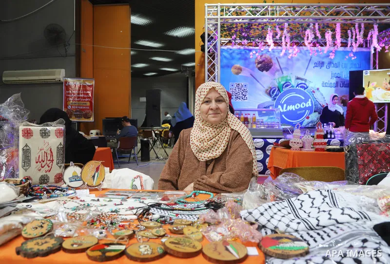Palestinians attend an exhibition on the occasion of the International Day of Disabled Persons in Gaza city on December 3, 2022. The annual observance of the International Day of Disabled Persons was proclaimed in 1992,...