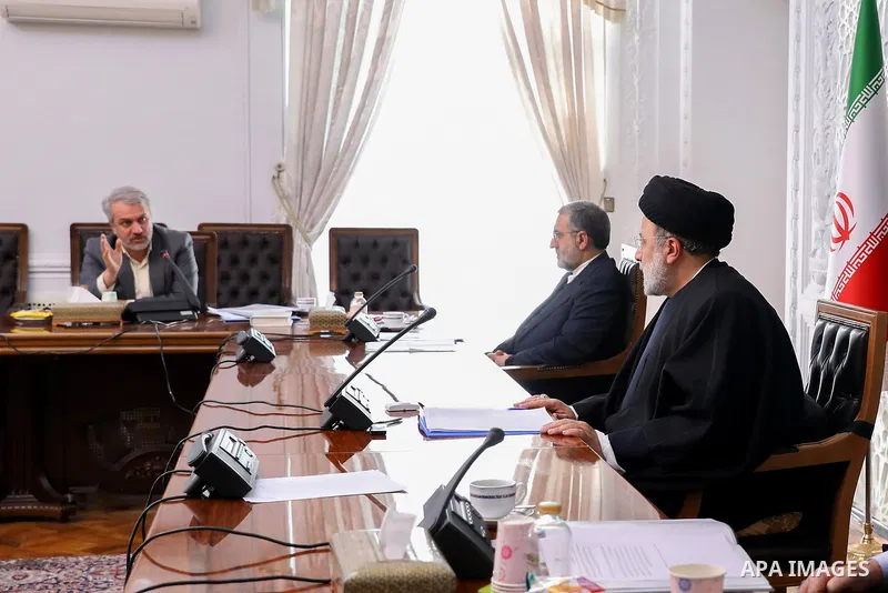 Iranian President Ebrahim Raisi attends the Cabinet’s Economic Coordination Board in Iran on January 19, 2023. Photo by Iranian Presidency Office
