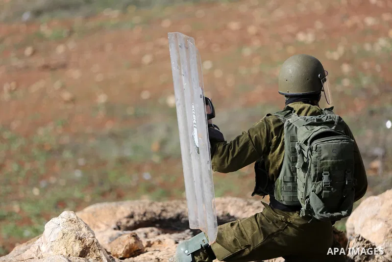 Clashes between Palestinian protesters and Israeli soldiers following a protest against the establishment of Israeli outposts, in Beit Dajan, east of the West Bank city of Nablus on Feb. 10, 2023. Palestinians have been...