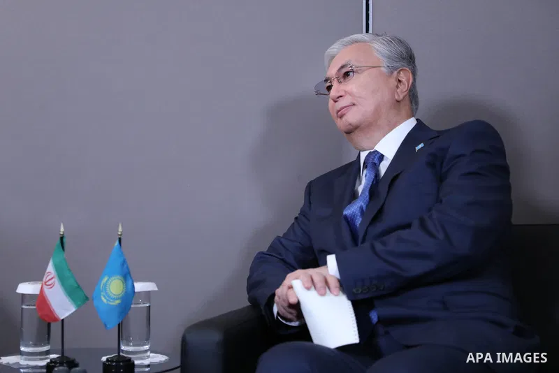 Iranian President Ebrahim Raisi meets with President of Kazakhstan in New York on September 18, 2023. Photo by Iranian Presidency Office